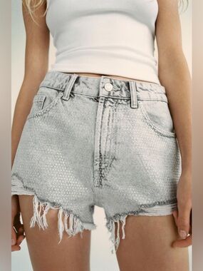 Zara Rhinestone Shorts NWOT Size 4